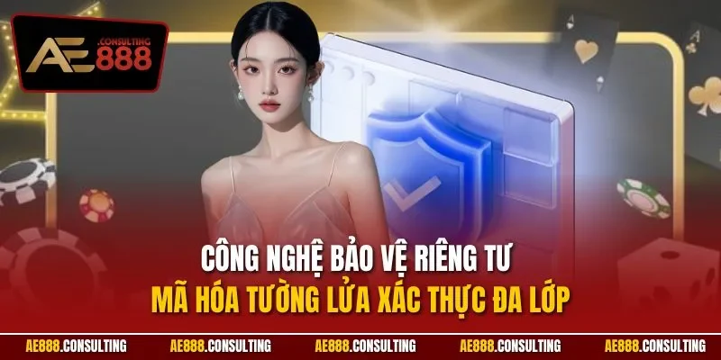 Công nghệ bảo vệ riêng tư mã hóa tường lửa xác thực đa lớp